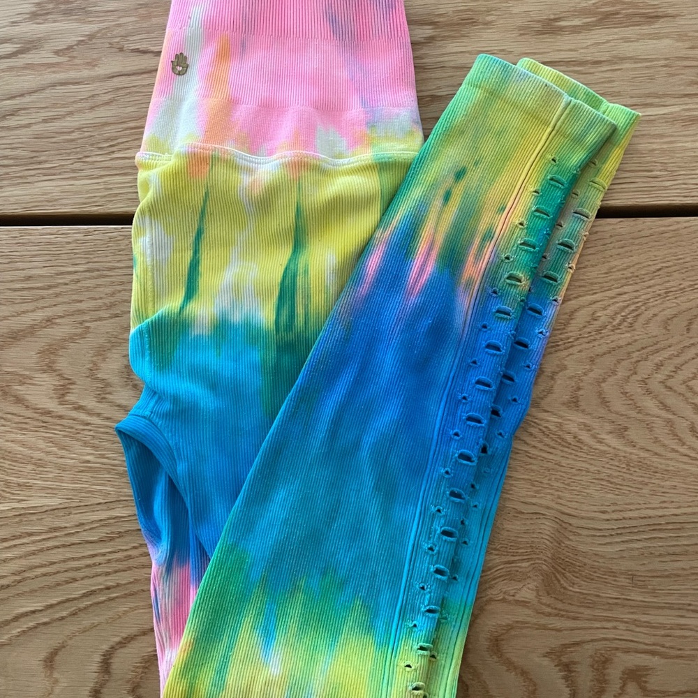 Colorful Tie-Dye Spiritual Gangster Leggings
